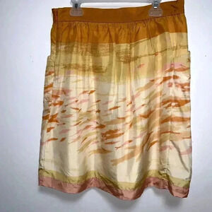Women's Anthropologie We Love Vera skirt, Size 8 Pockets Side Zip.A Line STYLE ,